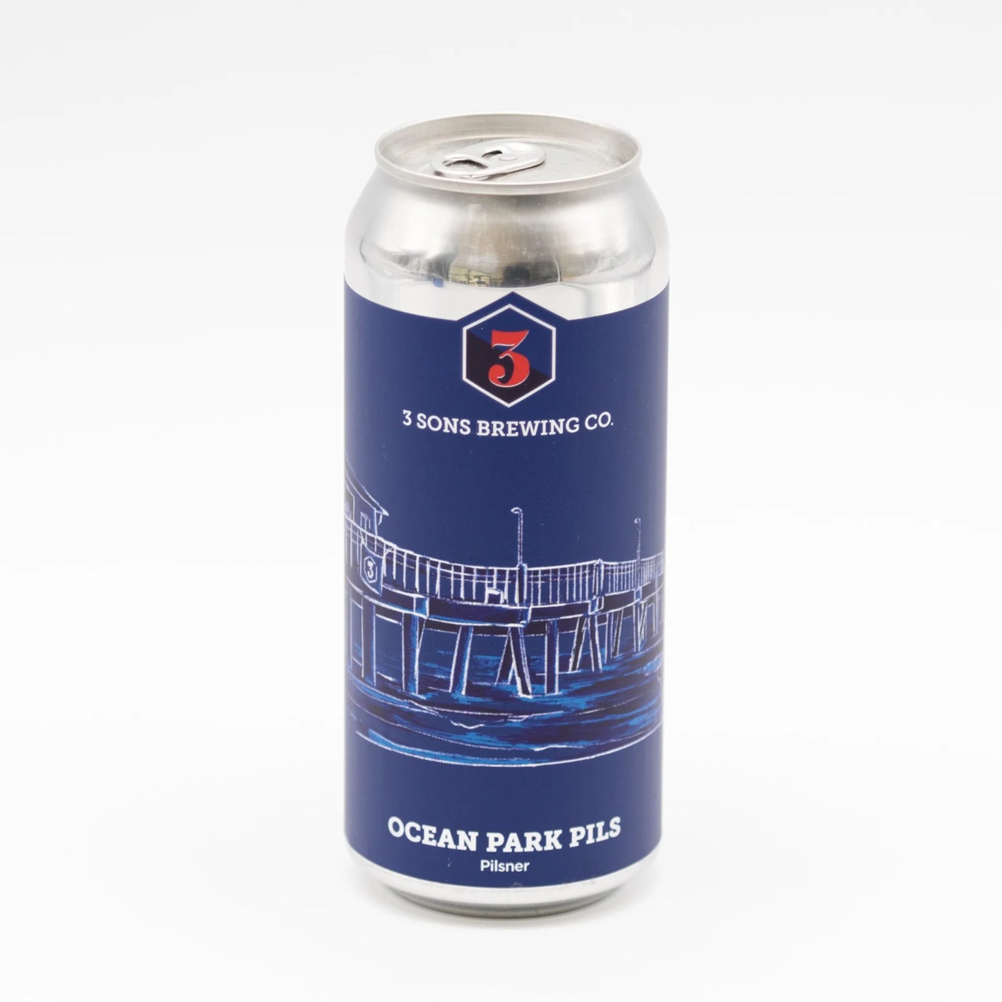 Pilsner – Ocean Park Pilsner – 3 Sons Brewing Co. – 5 %